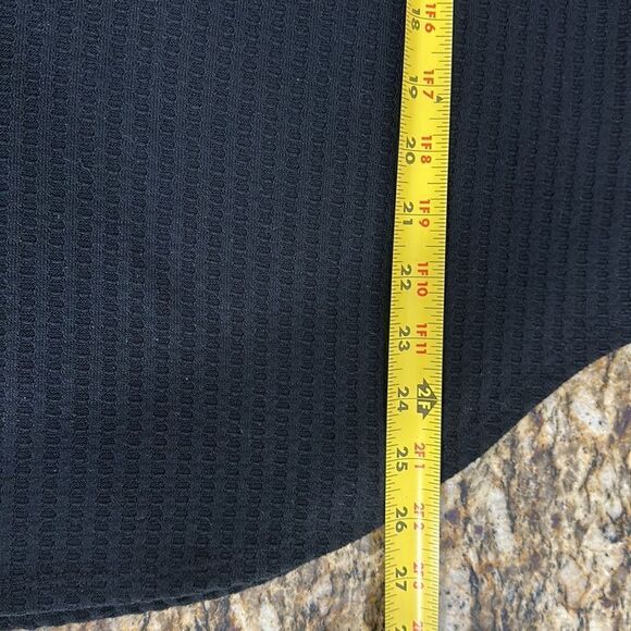 Chaser Black Waffle Knit Long Sleeve Crew Neck Top Size M - Picture 9 of 9
